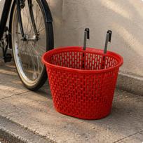 Bike Basket Foldable Handlebar Large Capacity for Biking, Commuting Black