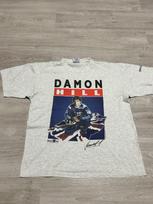 Vintage Big Logo T-shirt Damon Hill World racing Grand Prix Size XL XXXXL white