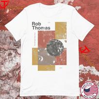 Rob Thomas The All Night Days Tour 2025 Fall Shapes T-shirts Unisex T-Shirt M gray