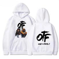OTF Setr Hip Hop Letter Prt Print Vyriški megztiniai Prabangūs prekės ženklai Megztiniai Megztiniai Moteriški Nauji Gatvės drabužiai Megztiniai su gobtuvu rudens žiema XXXL white