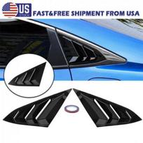 For Honda Civic 2016-2020 ABS Side Air Vent Gloss Black Window Louver Cover BA blue