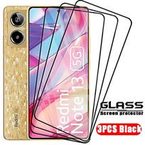 Apsauginis stiklas Xiaomi Redmi Note 13 Pro Plus 12 11 10 Redmi 15C 14C 13C 12C 10C 10 A3 A5 9C Poco X6 X7 Pro M5S M6 M7 pilnai dengiantis ekrano apsauginis stiklas Redmi Note 10