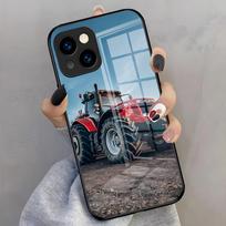 Massey Ferguson telefono dėklas IPhone 17 Pro Max 16 15 14 Pro Max 13 11 X Xs Xr 8 7Plus Stiklinis dangtelis iPhone 16e