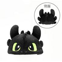 Anime Toothless Vaizdo Dizainas Žvejo Kepuraitė Beretas Plokščia Kepurė Daugiafunkcis Stiliaus Derinimas Linksma Plaukų Juosta Kūrybiškas Kortelių Laikiklis Periferiniai Dovanų Daiktai black