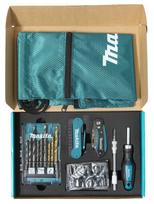 Grąžtų ir sukimo antgalių rinkinys Makita E-30053; 29 vnt.