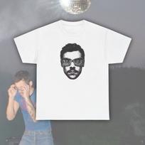 kattdo harry styles t-shirt, together together tour merch, 90s oversized tee pop music merch concert XL gray