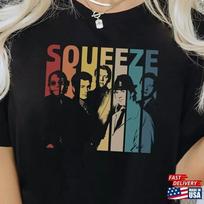 Squeeze Rock Band Unisex T-Shirt Gift for Fans Unisex T-Shirt S gray