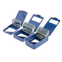 Twist Drill Index Case Index Storage Box for Carpentry Metalworking Outdoor 13cmx8.8cmx1.8cm gray