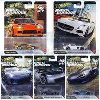 Hot Wheels Premium 25 Years of Fast & Furious 2026 Modeliukų rinkinys (Mercedes Benz AMG SLS,Lexus LFA,Toyota Supra, gold,Nissan 350Z Custom,McLaren 720S)  (yra Sandėlyje)