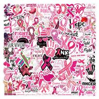 110 Naujų Krūties Vėžio Grafiti Lipdukų Dekoravimui Sąsiuviniui Lagaminui Mobiliajam Telefonui PASIDARYK pats Lipdukai pink