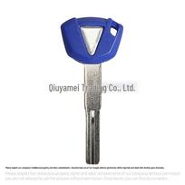 Fits Kawasaki Ninja 400/636, Z900 (2021-2023) Original Key Blank mėlyna
