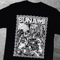 Sunami BAND T-Shirt Black All Size Unisex Gift Fan Shirt 150 white