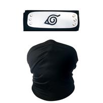 Naruto Akatsuki Kakashi Raudonos Debesies Kaukė Cosplay Kostiumas Rekvizitas Galvos Juosta Dėvėti Galvą Black 2pcs