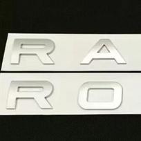 Raidžių emblema, skirta RANGE VELAR SV Autobiography Ultimate Edition DISCOVERY SPORT automobilio stiliui, variklio dangčiui, bagažinės logotipui, ženkleliui lipdukas for(RANGE ROVER)1pc matinė juoda spalva