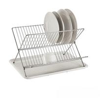 Youshu Foldable Kitchen Dish Drying Rack white