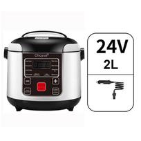 12V 24V, Mini ryžių viryklė, automobilinis sunkvežimis, sriubos košės virimo aparatas, maisto garintuvas, elektrinis šildymas, priešpiečių dėžutė, šildytuvo šildytuvas, 2L