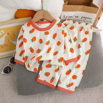 Vaikų poilsio drabužių rinkiniai ilgomis rankovėmis pižamos vaikams Mielas dizaino lengvas ir patogus audinio miegui skirtas apranga 140cm red