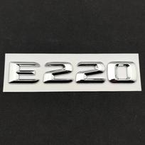 3D ABS chromuotos E200 E220 E300 E320 E350 W213 W212 W211 raidės emblema ženklelis logotipas bagažinės lipdukai priedai gray