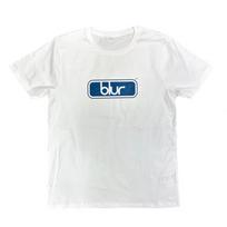 Vintage Blur British Rock Band Print Unisexs Pure Cotton Short Sleeve TShirt Oversized Punk Street Casual Daily Top TShirt S white