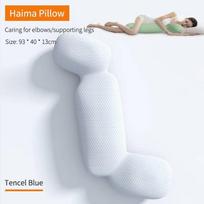 Soft Memory Foam Full Body Pillow Sleeping Body Pregnant Women Side Sleeper Comfort Cushion Pillow Orthopedic Decorative Cushion gray