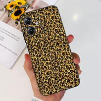 For Motorola Moto G54 5G Case Black Matte Liquid Silicone On Motorola G54 MotoG54 G 54 Soft Cover Leopard Print Coques Fundas Motorola G54 5G black