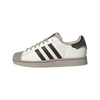 Adidas Originals SUPERSTAR II Low top Skateboard Shoes Unisex White Brown Sneakers JQ6250 42 white