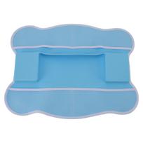 Bathtub Splash Guard with Double Sided Mesh Pockets Bath Tub Shelf Toy Holder Storage for Toddlers gray