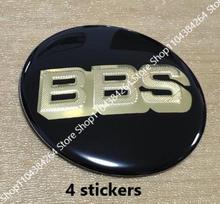 4 vnt. lenktos paviršiaus lipdukai 56/60/65/70/75/80 mm automobilio ratų centrinės apdailos dangtelio lipdukai BBS centriniam dangteliui, priedai 56mm(4 stickers)