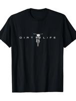 Dirt Bike Life Graphic T-shirt S black