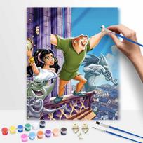 Disney The Hunchback of Notre Dame digital oil painting art painting kit manual diy painting for home decorations 40x50cm blue