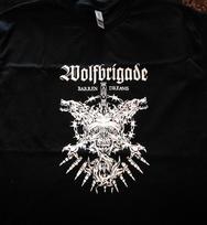 WOLFBRIGADE T shirt band Hardcore anarcho Punk Rock Unisex T-Shirt XL white