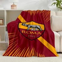 1PC Football Club Emblem Flannel Blanket Gift, Suitable for Both Men And Women, Soft Ideal for Beds And Sofa, Birthday Or Christmas Gift 75x90cm