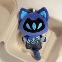 New Game Valorant Plush Cypher Clove Adorable Neon Iso Skye Reyna Gekko Viper Sage Jett Omen Yoru Plushie 10Cm Pendant Doll Gift black
