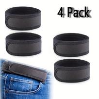 4 vnt. Elastingi juosmenys! Be sagties, Unisex, Tampri, Nematoma ir reguliuojama, Galima skalbti mašinoje black