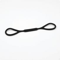 Trumpet Grip with Finger Loops Elastic Strap Flexible Handhold for Students, Marching Band, gray