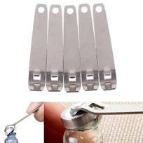 5Pcs Multifunctional Stainless Steel Opener Oral Liquid Vial Ampule Opener one size gray