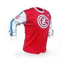 Motokroso marškinėliai enduro 2025 Moto marškinėliai Motociklo Vasarinis Kalnų Dviratis BMX DH MTB Marškinėliai maillot ciclismo L red