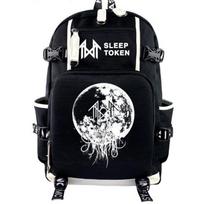 Sleep Token Print Unisex Large Backpack Student School Waterproof Bag