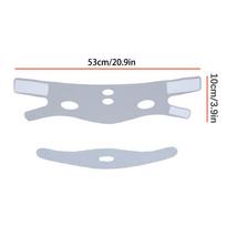 Face Thining Massage Band, Double Chin Reduction, Sleep Facelift V Shaper, Relaxation Facial Slimming Bandage šviesiai pilka spalva