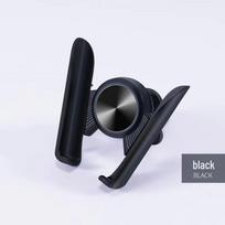 Elegant Rhinestone Black Car Phone Holder 360° Rotating Triangular Mount