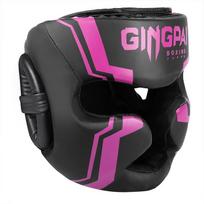 Professional Boxing Headgear Muay Thai Kickboxing MMA Training Competition Adult Kids PU Protective Helmet Medium black