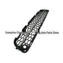 Volvo S80 Front Bumper Air Vent with Holes & Electric Lower Center Grille One Piece black