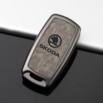 Automobilio atlenkiamo pultelio dėklas Apsauginis apvalkalas IO12 Krepšys Skoda Octavia A5 A7 Fabia Superb Kodiaq Karoq Raktų pakabuko priedai