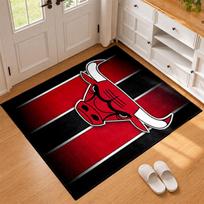 Chicago Bulls Carpet Door Mat for Living Room or Bedroom Protective Mat Under Chair Office Decoration Christmas Gift Birthday Present 50cmx80cm