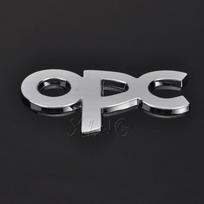 Metal Car Sticker Auto Badge Emblem Decal For Opel OPC Logo Astra h g j k f Zafira a b Corsa b c d Mokkav Insignia d9  Car Styling sidabras