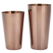 2 piece Simple Design Cocktail Shaker Set 304 Stainless Steel Bartender Mixing Tool  Bar