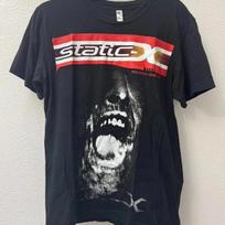 Static-X tour rock music short sleeve black color shirt Men Women S to 5XL XXXL black