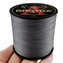 GHOTDA 300M pintas žvejybos valas 12 vnt PE valas pintas daugiagijinis žvejybos valas 25 30 39 50 65 77 92 120 135 LB 25lb tamsiai pilka spalva