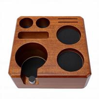 58mm Tamping Station Coffee Accessories Organizer Tamper Distributor Portafilter Holder Multi Accessory Storage