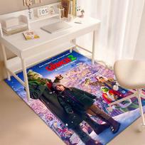 Kalėdinė dovana Komedija Kaip Grinčas pavogė Kalėdas kilimas namų svetainės apdaila stalas ir kėdės neslystantis durų kilimėlis kilimas A9 40x60cm( 15x23in )